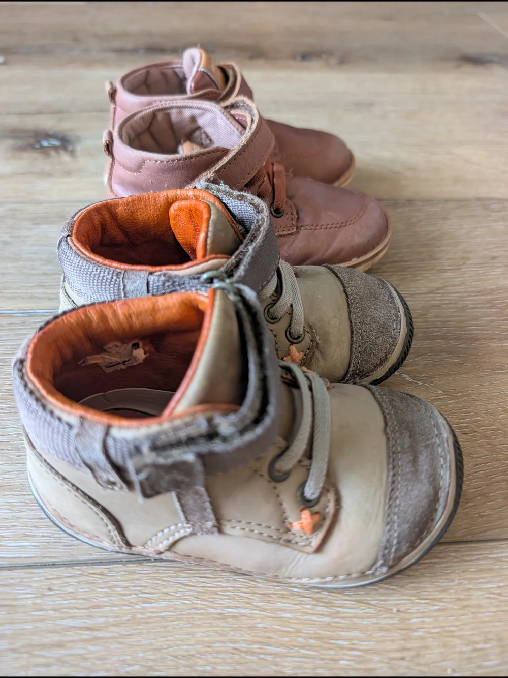 Stride Rite Toddler Brown Leather Boots